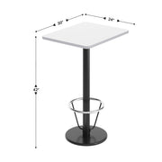 24x30 WH Table Top & RD Base