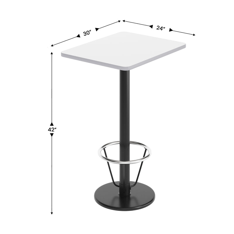 24x30 WH Table Top & RD Base