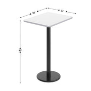 24x30 WH Table Top & RD Base