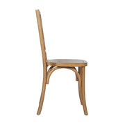 Pecan Solid Wood Dining Chair