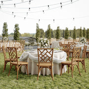Pecan Solid Wood Dining Chair
