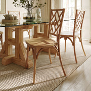 Pecan Solid Wood Dining Chair