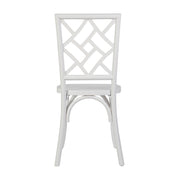 White Solid Wood Dining Chair
