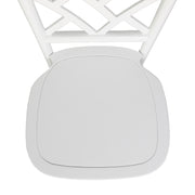 White Solid Wood Dining Chair