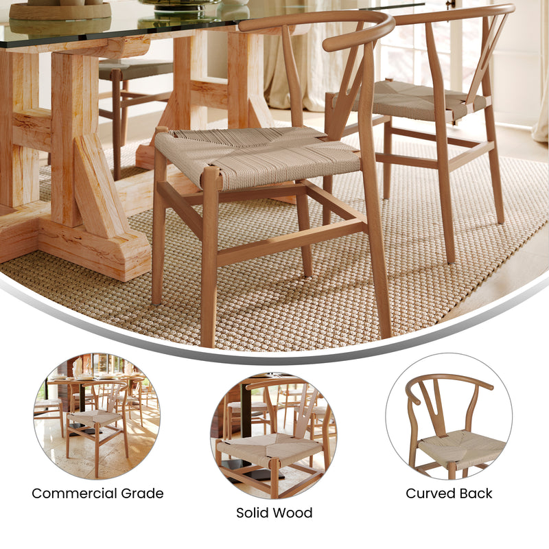Oak/Natural Wood Dining Chair