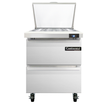 Continental Refrigerator SW27N12M-D 27.5-inch Mega Top Sandwich Prep Table