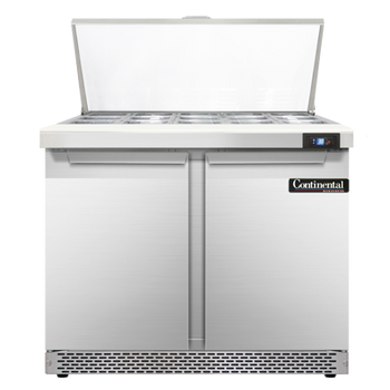 Continental Refrigerator SW36N15M-FB 36-inch Mega Top Sandwich Prep Table