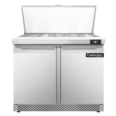 Continental Refrigerator SW36N15M-FB 36-inch Mega Top Sandwich Prep Table