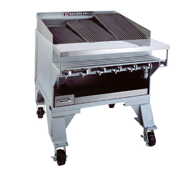 Bakers Pride CH-8 Charbroiler Gas Floor Model