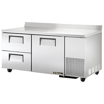 True TWT-67D-2-HC 67 inch Work Top Refrigerated Counter