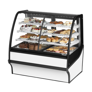 True TDM-DZ-48-GE/GE-W-W 48 inch Refrigerated/Non-Refrigerated Display Case