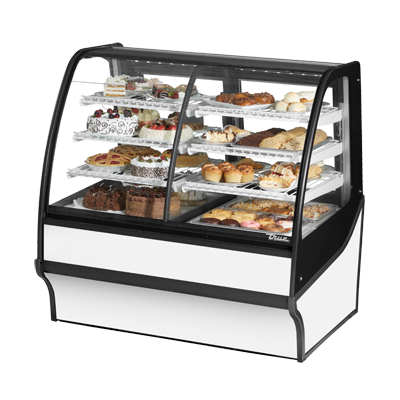 True TDM-DZ-48-GE/GE-W-W 48 inch Refrigerated/Non-Refrigerated Display Case