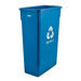 Winco PTC-23L Recycling Receptacle / Container Plastic