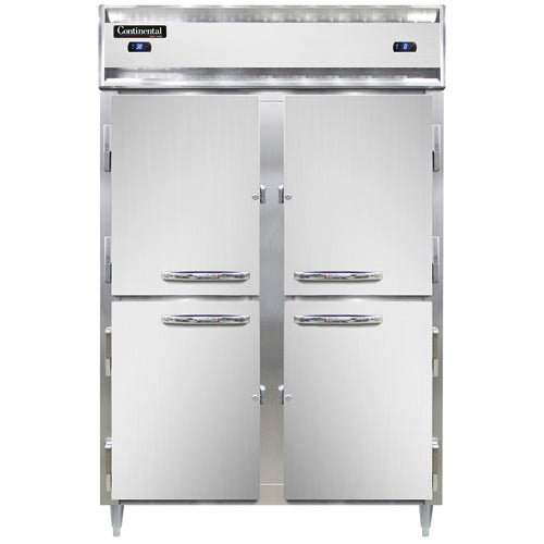 Continental Refrigerator D2RFNSSHD 52-inch Reach-In Refrigerator/Freezer