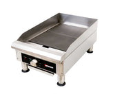 Omcan CE-CN-0350-240V 14 inch Electric Charbroiler with Griddle