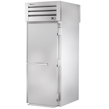 True STR1HRT89-1S-1S 35 inch Roll-Thru Heated Cabinet