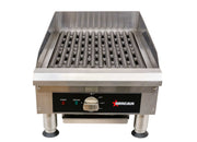 Omcan CE-CN-0350-240V 14 inch Electric Charbroiler with Griddle