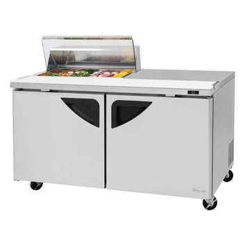 Turbo Air TST-60SD-08S-N-CL 60 inch Sandwich Prep Table