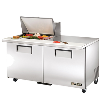 True TSSU-60-12M-B-HC 60 inch Mega Top Sandwich Prep Table