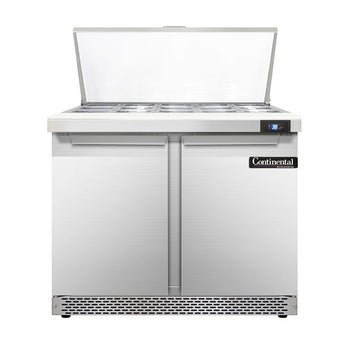 Continental Refrigerator D36N15M-FB 36-inch Mega Top Sandwich Prep Table