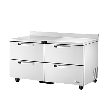 True TWT-60D-4-HC-SPEC3 60 inch Work Top Refrigerated Counter