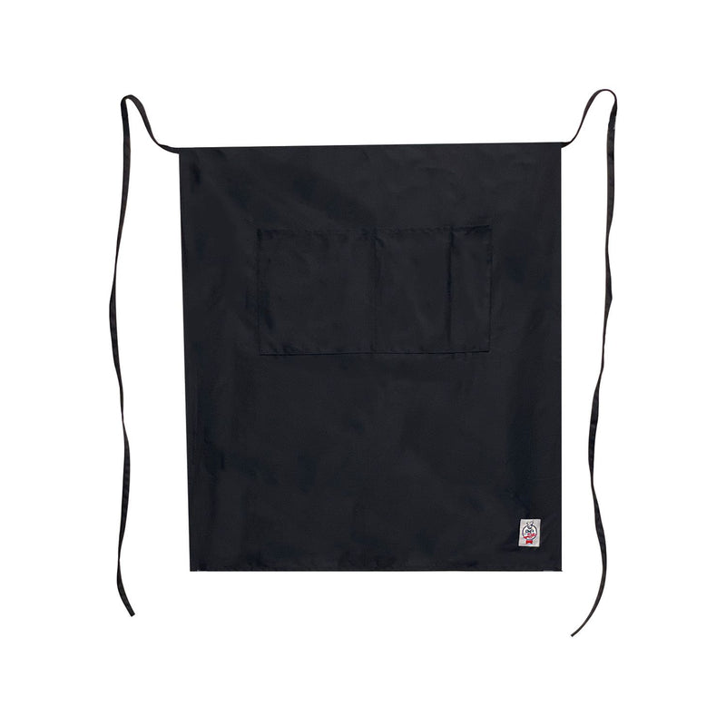CAC China APBS-1K Chef's Pride Bistro Apron Full-Length Black