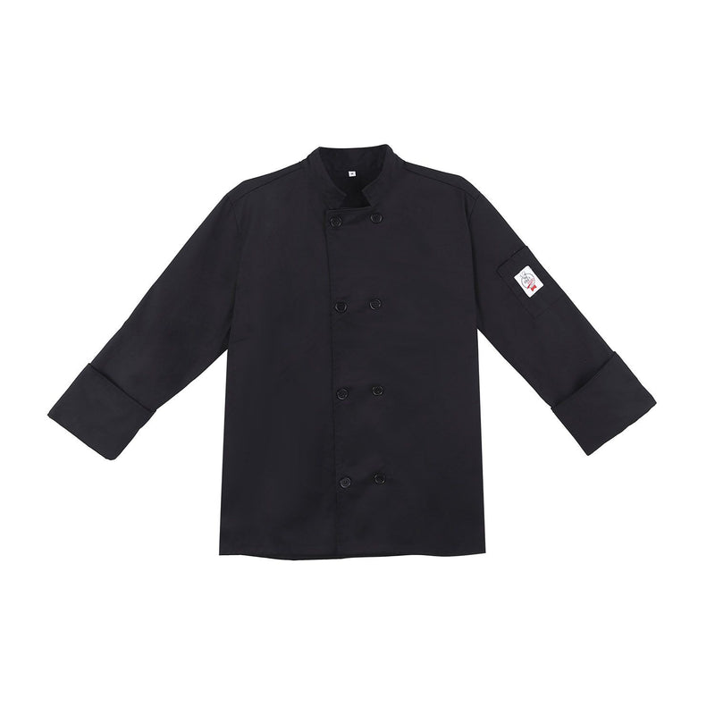 CAC China APJK-1K2XL Chef's Pride Jacket Black 2XL