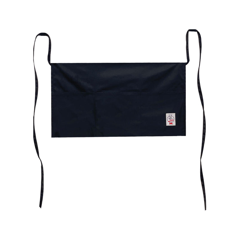 CAC China APWA-1K Chef's Pride Waist Apron 3-Pocket Black