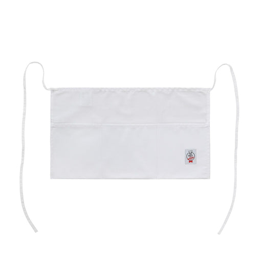 CAC China APWA-1W Chef's Pride Waist Apron 3-Pocket White