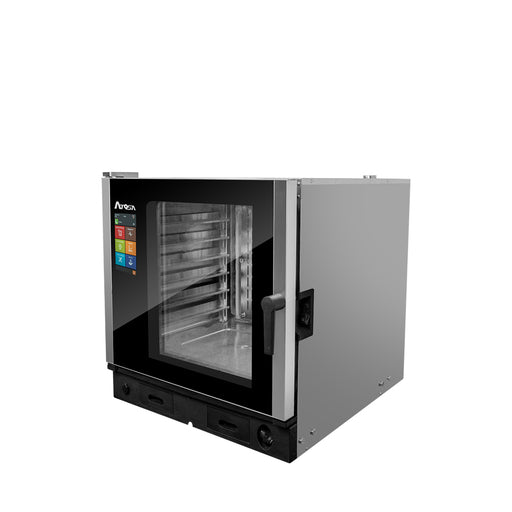 Atosa AEC-0621E Smart Touch combi oven, left side view