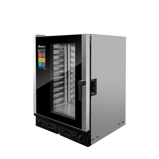 Atosa AEC-1011E Smart Touch combi oven, left side view