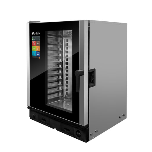 Atosa AEC-1021E Smart Touch combi oven, left side view