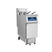 Atosa CookRite AEFF-50-1 electric fryer, right side view