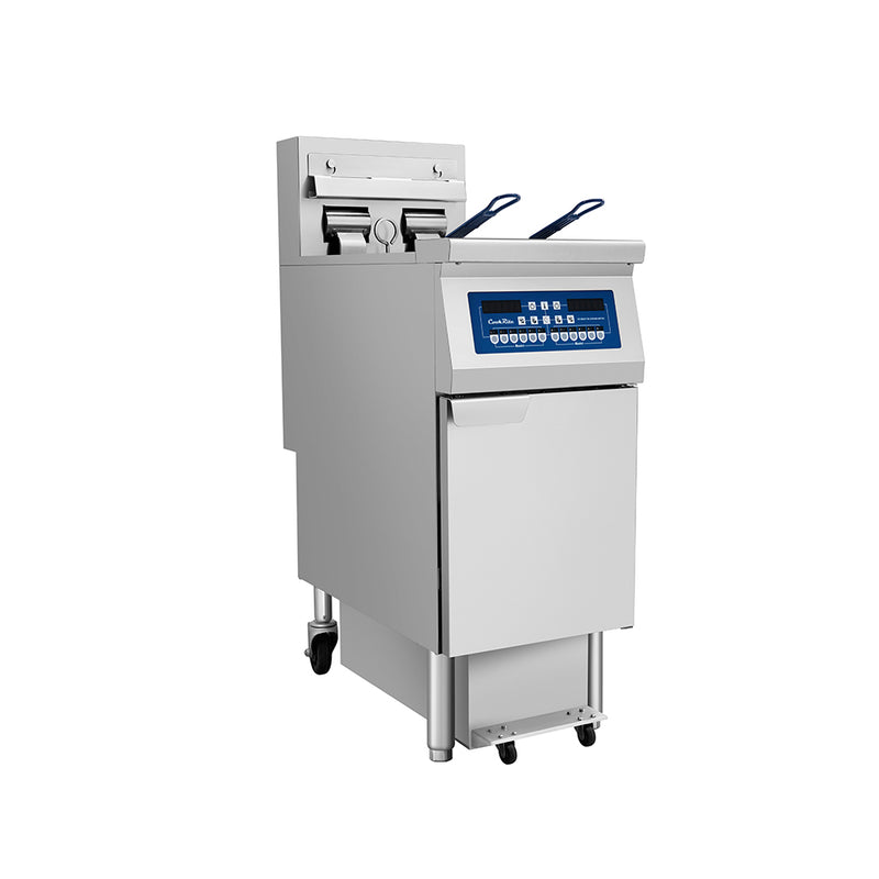 Atosa CookRite AEFF-50-1 electric fryer, right side view