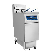 Atosa CookRite AEFF-50-1T electric fryer, right side view