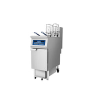Atosa CookRite AEFF-50-1TB electric fryer, left side view