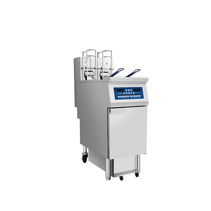 Atosa CookRite AEFF-50-1TB electric fryer, right side view