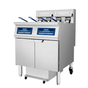 Atosa CookRite AEFF-50-2 electric fryer, left side view