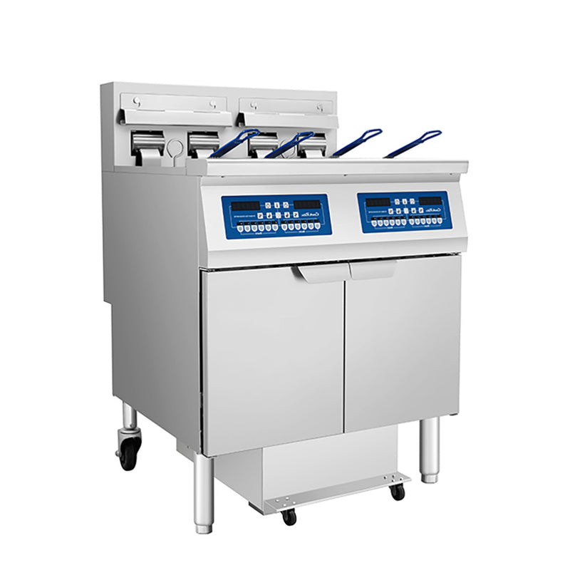 Atosa CookRite AEFF-50-2 electric fryer, right side view