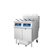 Atosa CookRite AEFF-50-2B electric fryer, left side view