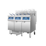 Atosa CookRite AEFF-50-3B electric fryer, left side view