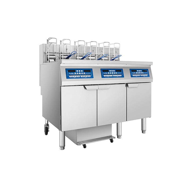 Atosa CookRite AEFF-50-3B electric fryer, right side view