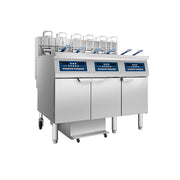 Atosa CookRite AEFF-50-3TB electric fryer, right side view