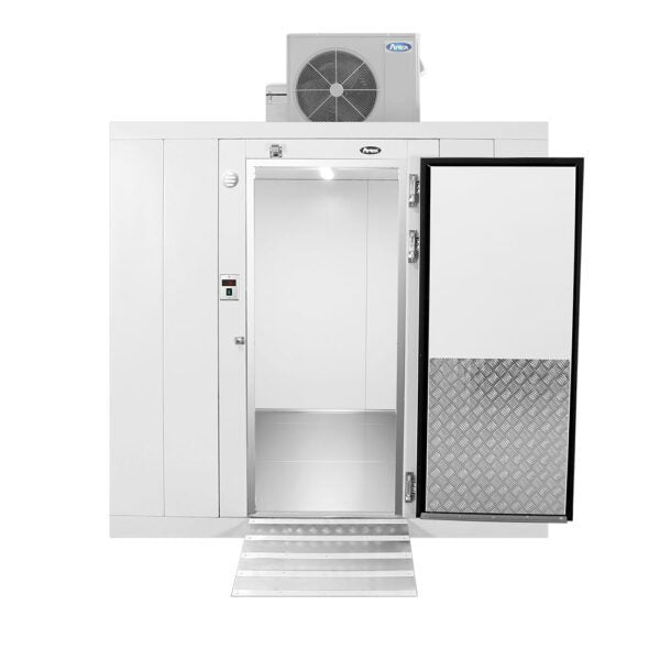 Atosa AWF0810TF-IL/IR 8' x 10' walk-in freezer, door open