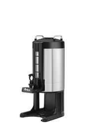 Atosa CD-15-L-WS coffee dispenser with stand and level indicator, front view