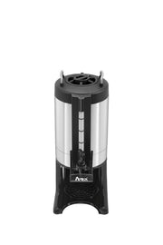 Atosa CD-15-L-WS coffee dispenser with stand and level indicator, left side view