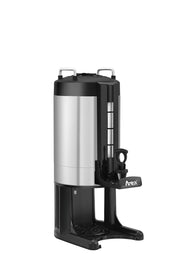 Atosa CD-15-L-WS coffee dispenser with stand and level indicator, right side view