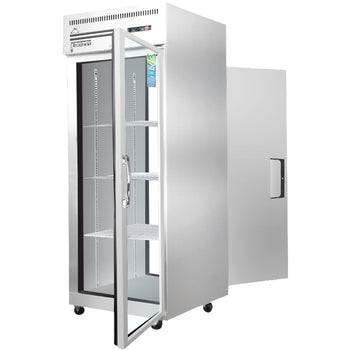 Everest Refrigeration ESPT-1G-1S 29 1/4-inch Upright Reach-In Pass-Thru Refrigerator