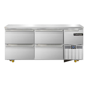 Continental Refrigerator RA68N-U-D 68.19-inch Undercounter Refrigerator