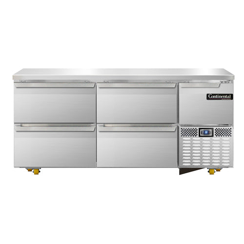 Continental Refrigerator RA68N-U-D 68.19-inch Undercounter Refrigerator